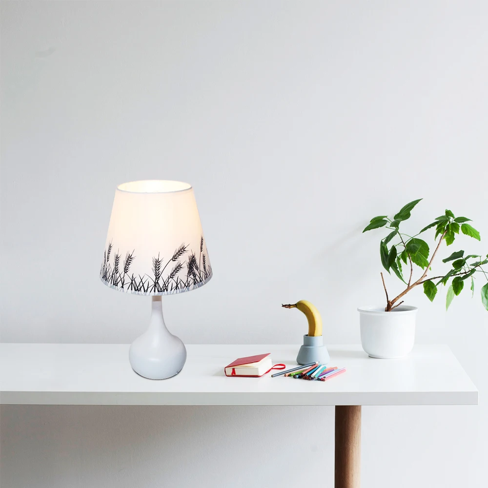 Современная металлическая настольная лампа с защитой глаз винтажная