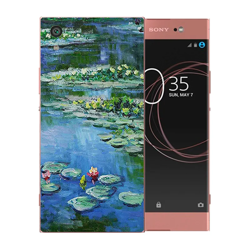 Силиконовый чехол 6 &quotдля Sony Xperia XA1 Ultra Case Van Gogh Pattern для G3221 G3212 G3223 G3226 сумка |