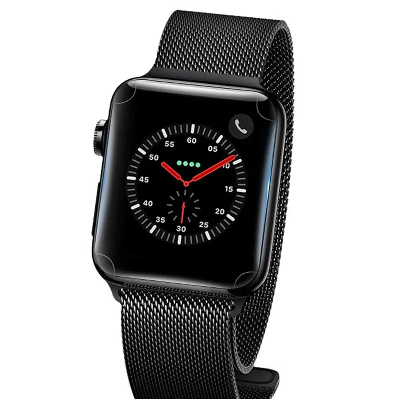 3 шт ультра прозрачный ТПУ мягкий экран протектор Крышка для Apple Watch 42 мм 38 Series3/2/1