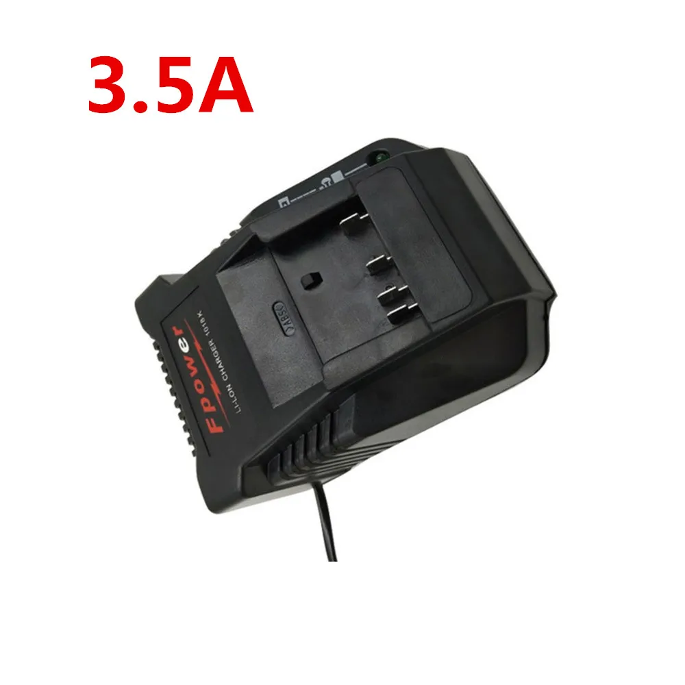 AL1860CV Li-Ion Батарея Зарядное устройство для Bosch 18 V 14,4 V Батарея BAT609G BAT618 BAT618G BAT614 2607336236 3.0A 3.5A - Цвет: 3.5A