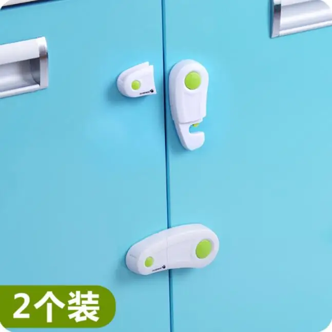 

Creative Hanging Kitchen Cabinet Lock Pull locks 2Pcs/Lot Baby Safety Drawer Lock