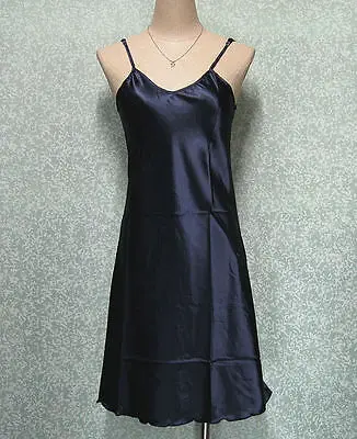 Женская атласная шелковая ночная сорочка женская одежда для сна|silk nightie|women satinsilk
