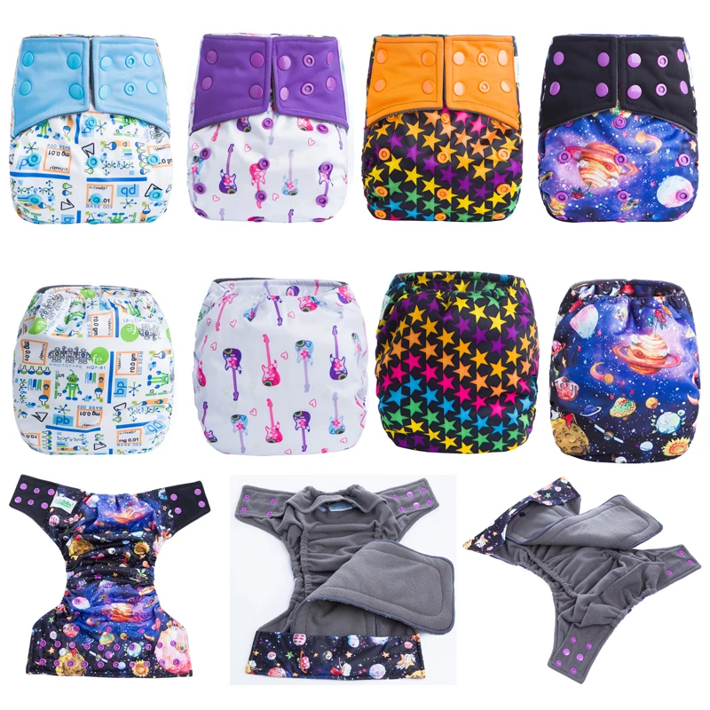 JinoBaby Aio тканевые подгузники Onesize многоразовые детские для nb до 38lbs | Мать и ребенок