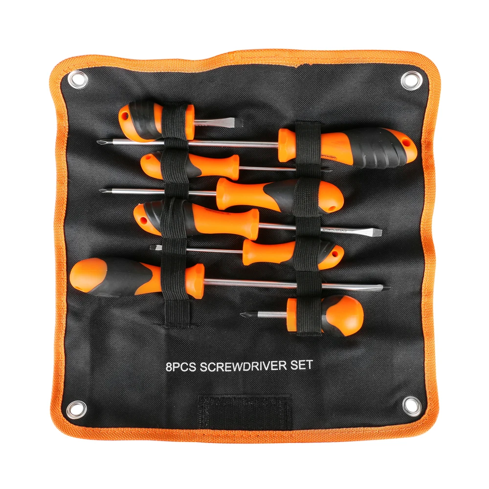 EVERPOWER 8 IN 1 Bits For Screwdriver Phillips Magnetic Screw Driver Set Tool Industrial Level Chrome-vanadium with Carry Bag |