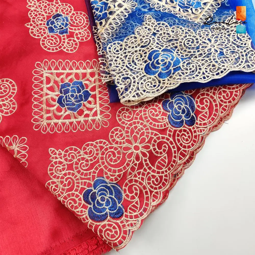 2019 модная дизайнерская африканская кружевная ткань с блузкой нигерийские