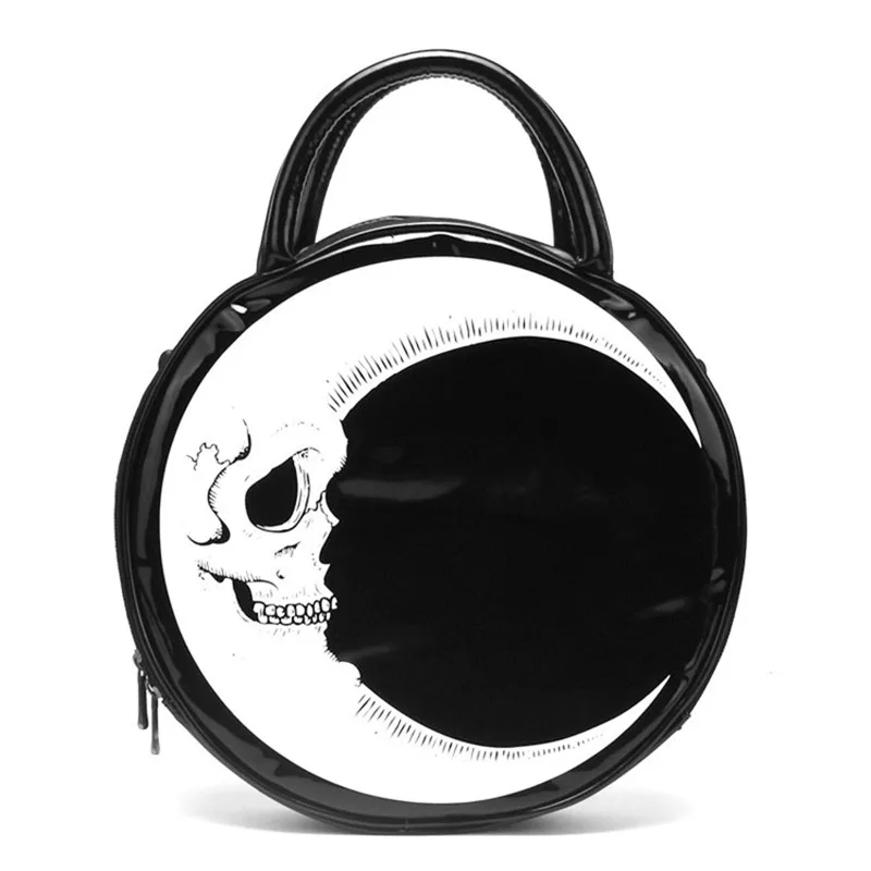 Женская готическая сумка мессенджер в стиле Харадзюку|round handbags|messenger bagbag round |
