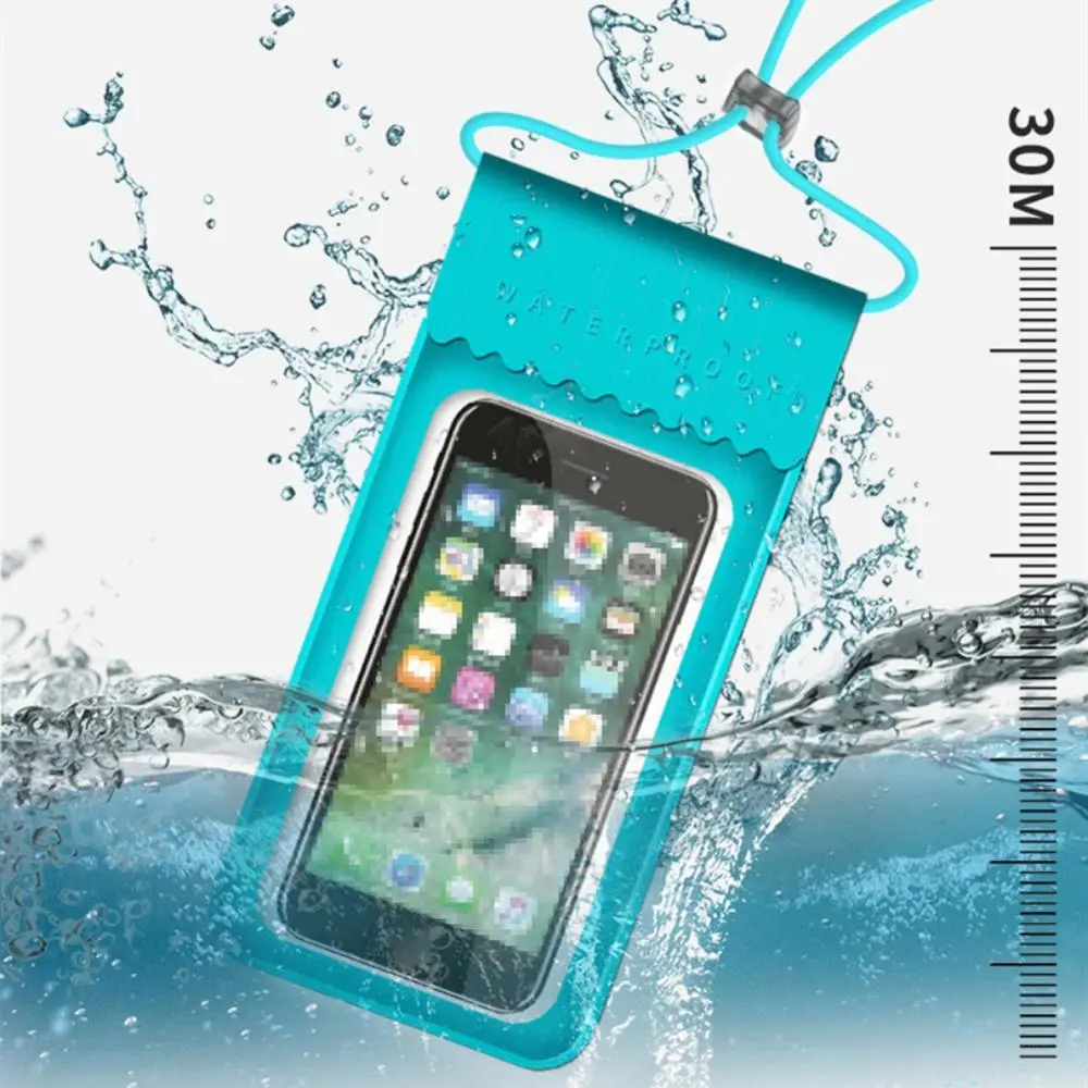 

TPU Waterproof Mobile Phone Bag Touch Screen Swimming Bag Phone Case Cellphone Swim Pouch Holder Diving Surfing Water Sports