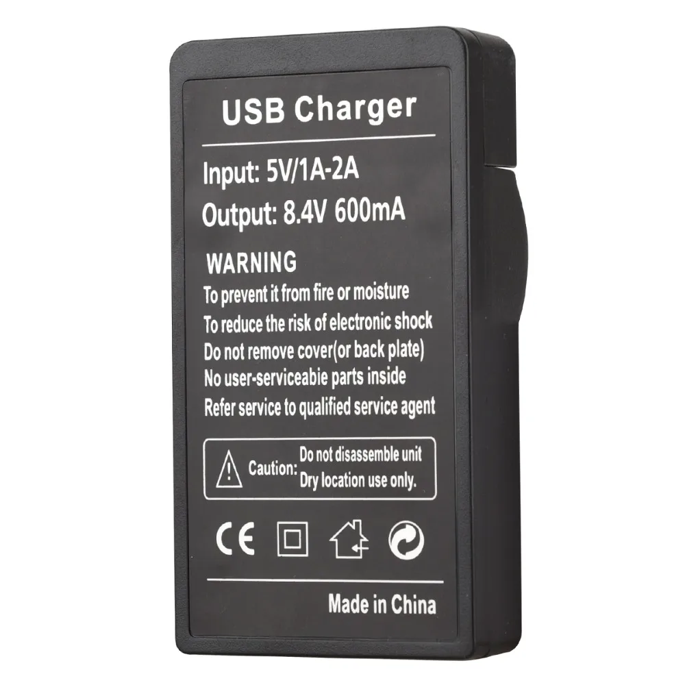 Зарядное устройство USB 5 В для замены аккумуляторной литий ионной батареи Canon