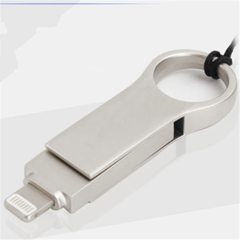 Usb флеш накопитель для iPhone 6/6 s/6 Plus/7/7 Plus/8/X Usb/Otg/Lightning 2 в 1 ручка внешних запоминающих