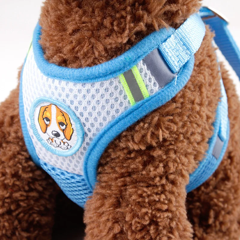 2021 комплекты поводков для собак летние дышащие милые стильные жилеты нейлоновая