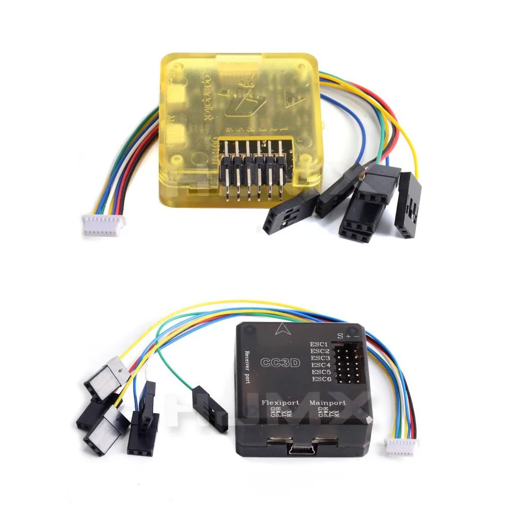Открытый пилот CC3D Atom Mini CC3D Evo Контроллер полета с Flexiport для RC квадрокоптера части для FPV QAV250 квадрокоптера