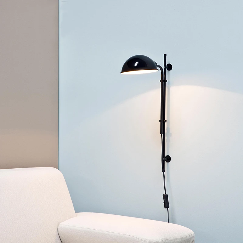 Goede Nordic Klassieke Verstelbare Moderne Industriële Lange Swing Arm Zwart Wandlamp Blaker Vintage E27 Verlichting Voor Badkamer Slaapkamer Foyer