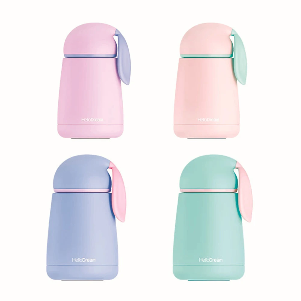 300 мл вакуумная Изолированная Двойная Стенка Герметичная Бутылка Для Воды Милая
