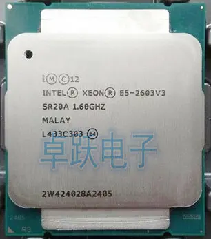 Оригинальный процессор Intel Xeon E5 V3 2603V3 CPU 2603 1 60 ГГц LGA2011 3 15 Мб 6 ядерный| |
