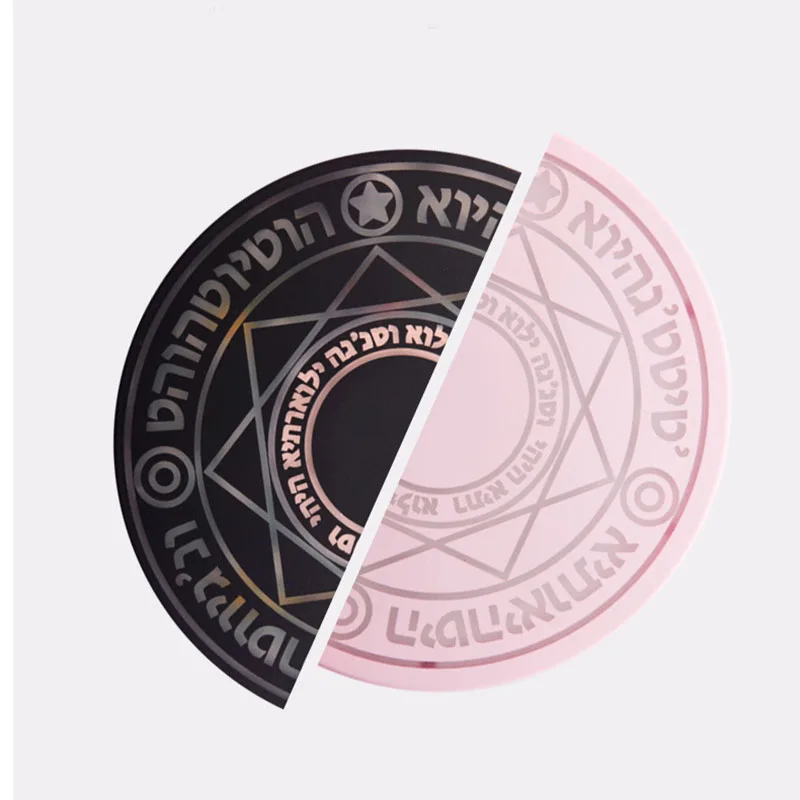 Cardcaptor card captor sakura black pink clow card MAGIC CIRCLE Беспроводное зарядное устройство Быстрая зарядка