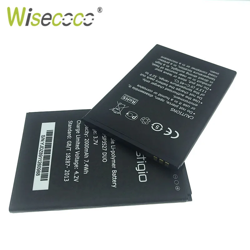 Wisecoco PSP3527 DUO батарея для Prestigio Wize N3 PSP3507 DUO PSP3527DUO PSP5502 Muze A5 сменная батарея телефона+ номер отслеживания