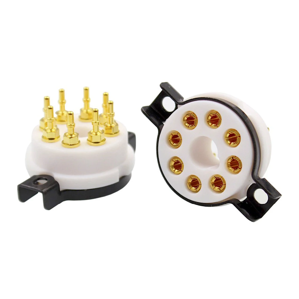 1 шт. 8PIN K8A OCTAL трубчатая розетка высокого уровня PTFE клапанная база для KT88 EL34 5881 6CA7