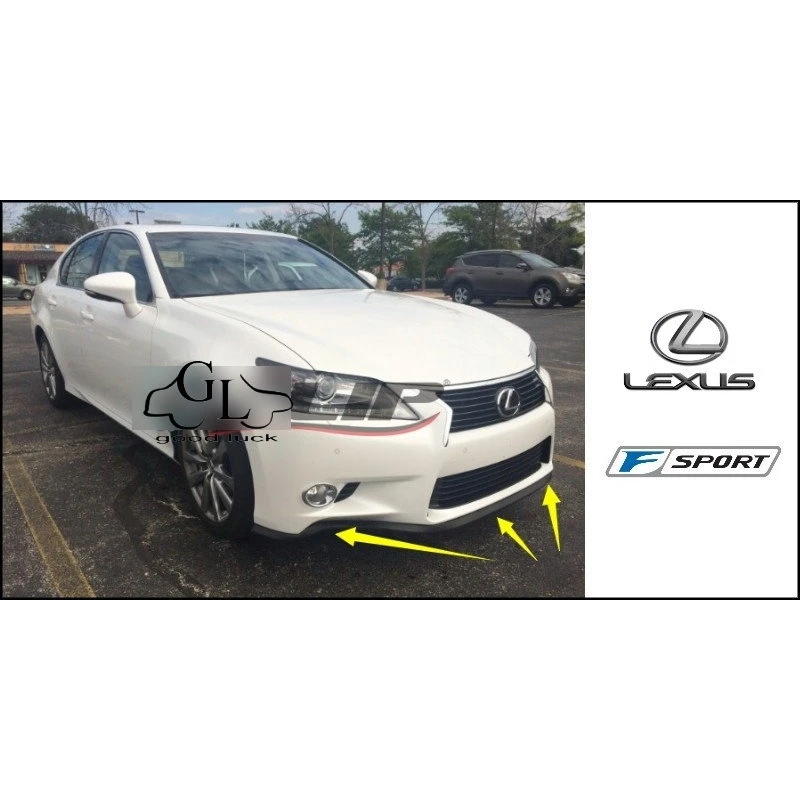Дефлектор губ для бампера Lexus HS 250h / F 2009 ~ 2015 передний спойлер юбка устойчивая к