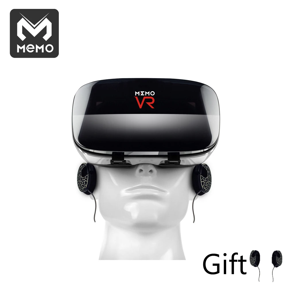 MEMO vr коробка 3d очки goggle для 4-6 3 &quotдюймовый смартфон HD виртуальной реальности PMMA