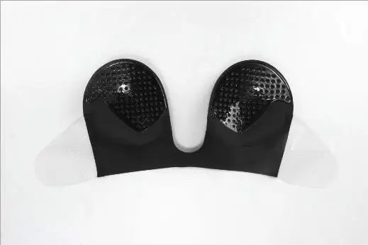 Black breathable Dimliannle бюстгальтер с эффектом пуш ап бюстгальтеры без бретелек платье Свадебная вечеринка клейкий самоклеящийся силиконовый бюстгальтер дышащие Глубокий U бюстгальтер - Цвет: Black breathable