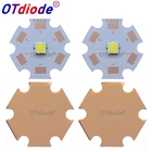 1 шт., 12 В, высокая мощность 13 Вт, новейший Cree XHP35 HI-White 6500K светодиодный излучатель с DTP медной MCPCB для фонарика DIY