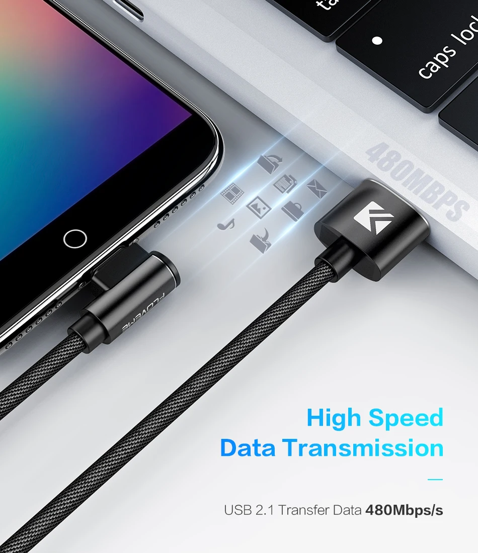 FLOVEME микро USB кабель для samsung S6 S7 Xiaomi Redmi 4X мобильного телефона Дата-кабель Micro-USB Зарядное устройство зарядный кабель игры