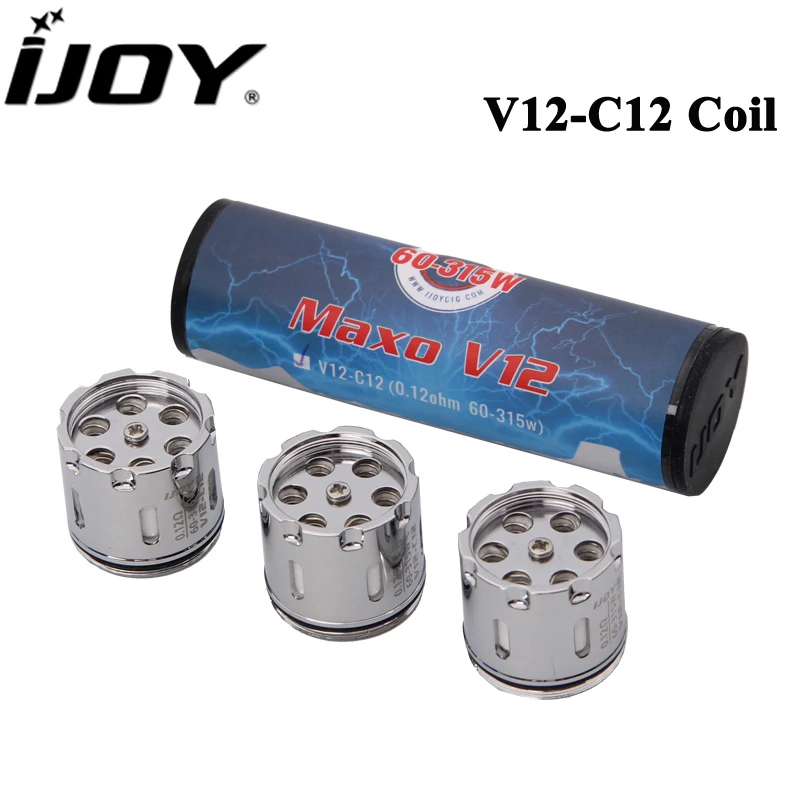 3 шт./лот Оригинал IJOY V12 C12 катушки голову 0.12ohm 60 315 Вт Замена испарителя для maxo танк