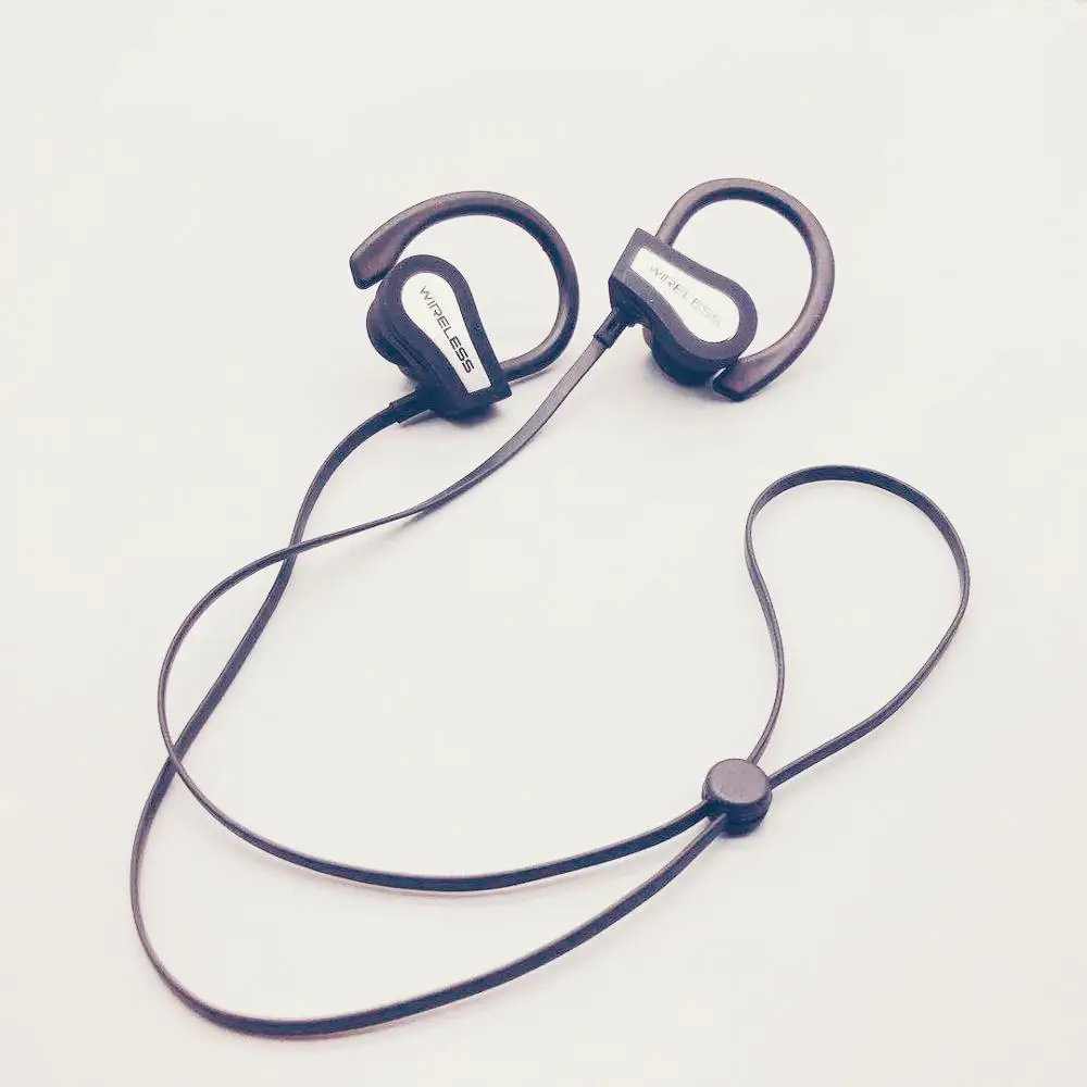 Bluetooth наушники спортивные с микрофоном HD стерео потенные для тренировок в