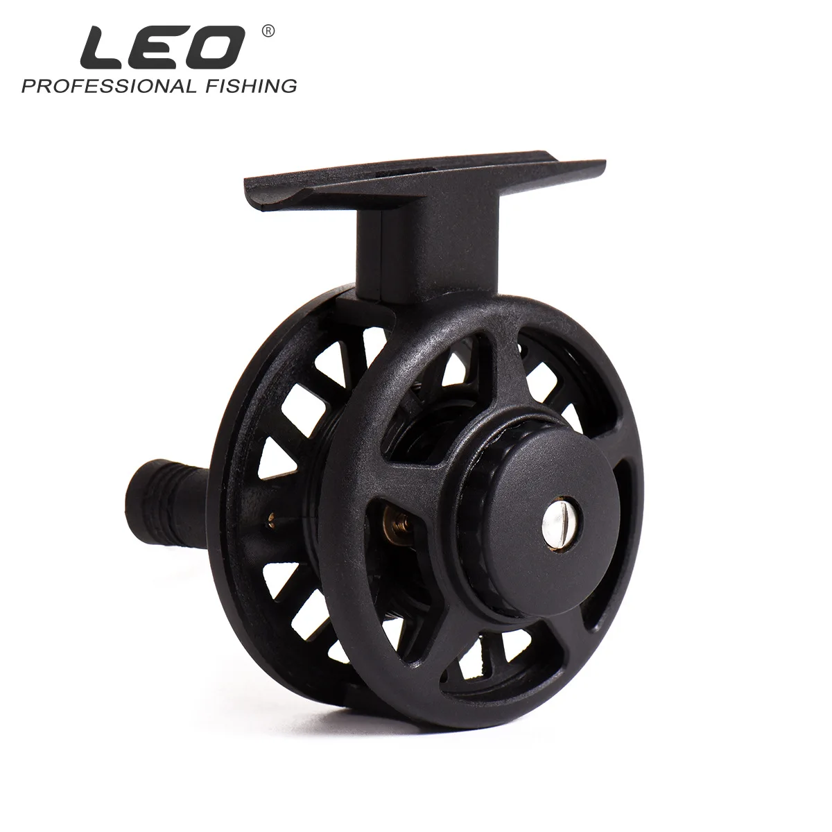 Leo Fishing Reels 27759 ABS Plastic High-footed Front Wheel Fly Reel Ice Wheels Bobbin Black Accessories Pesca | Спорт и развлечения