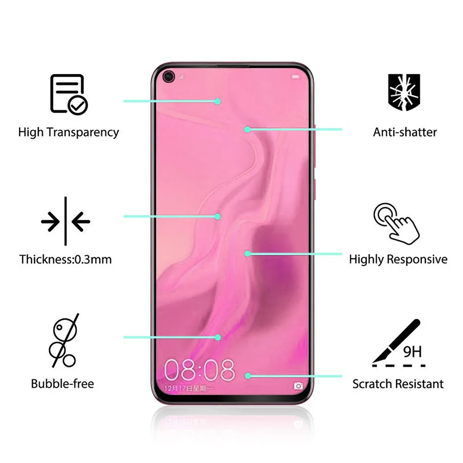 Закаленное стекло для huawei Honor View 20 glass Honor View 20 View 20 V20 v 20 6,4 Honer nova 4 защитная пленка 3D