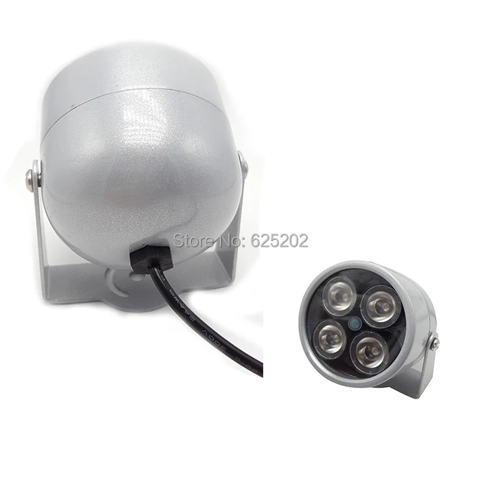 ИК-подсветильник ка ночного видения с 4 светодиодами, 50 м от AliExpress WW