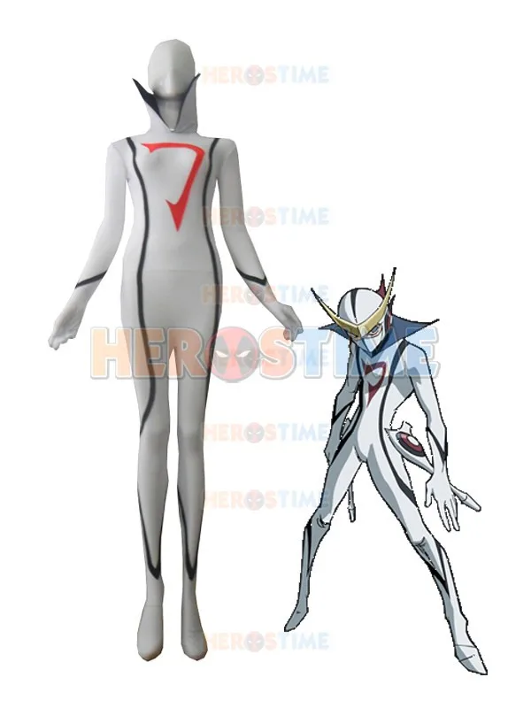 Костюм для Хэллоуина Casshern Sins белый из спандекса аниме|superhero costume|costumes whitecostumes halloween