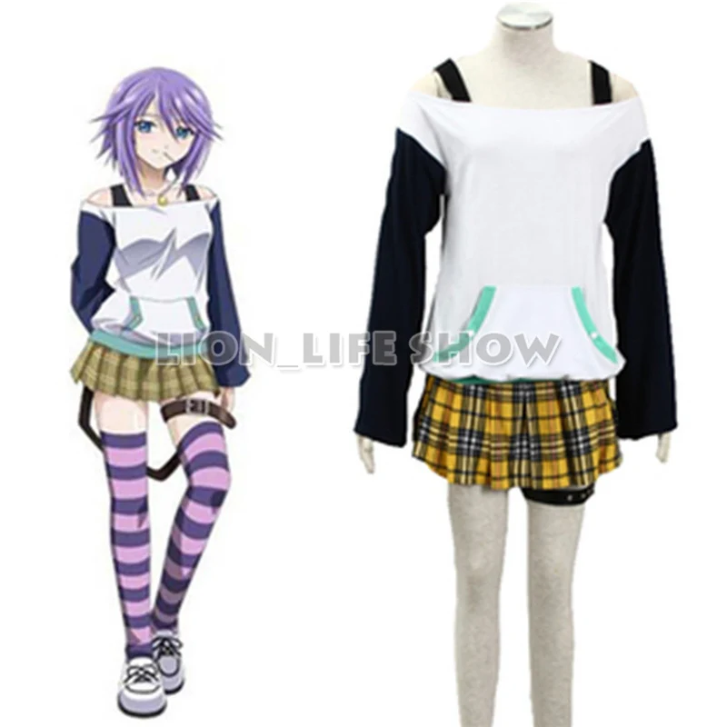 

Rosario and Vampire Mizore Shirayuki Uniform Cosplay Costume Dress Any Size