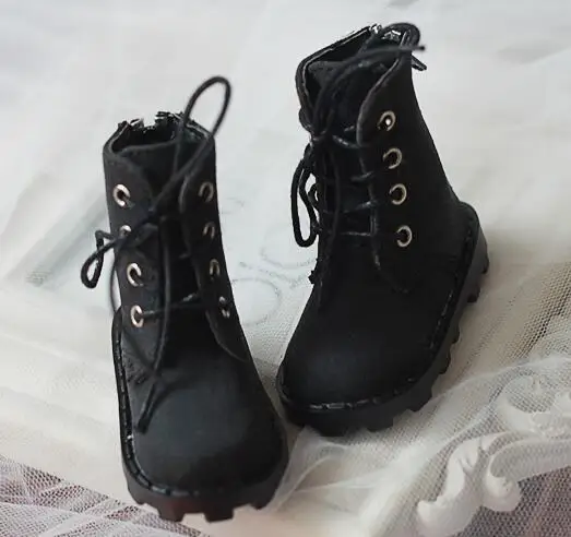 black Новинка 1/3 1/4 1/6 BJD SD MSD YOSD кукольная обувь коричневый/черный красивая модная кукольная обувь - Цвет: black