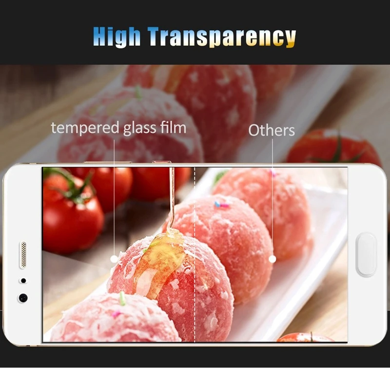 Полное покрытие Экран протектор для huawei P8 P9 P10 lite 2017 P10lite плюс с уровнем твердости