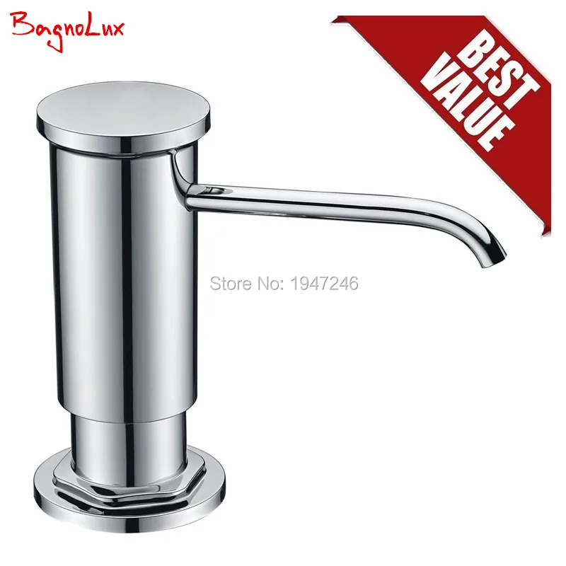 Bagnolux F048C высококачественный диспенсер для мыла кухонной раковины хромированный