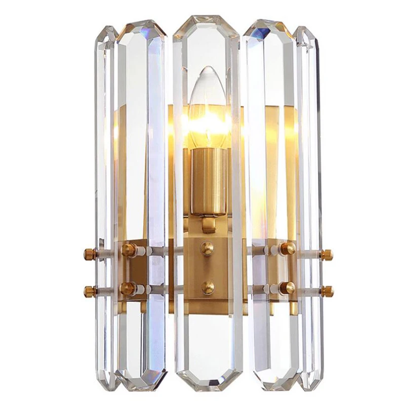Новая Современная хрустальная люстра jmmxiuz настенные светильники 220 В переменного