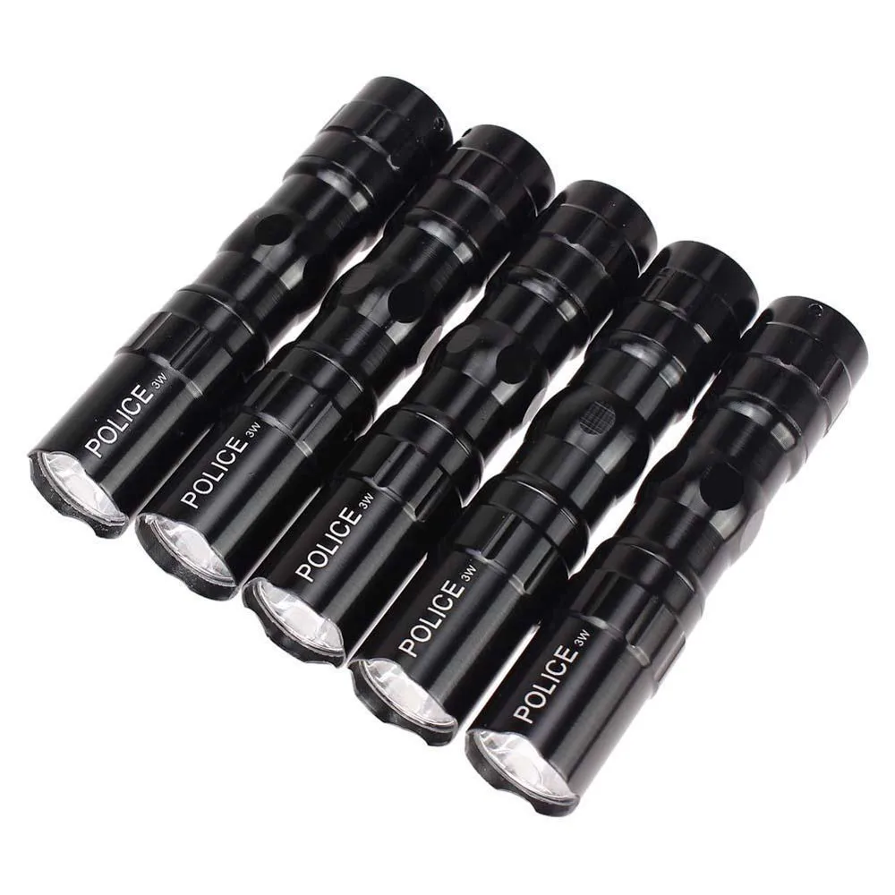 New 2018 High Quality 5X Portable Ultra Bright 3W Police Waterproof LED Mini Flashlight Torch Drop Shipping | Лампы и освещение