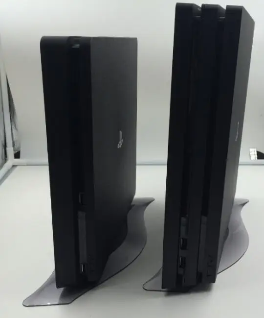 PS4 Slim PS4 Pro консоль вертикальная подставка Кронштейн корпус держатель док-станция базовый держатель Поддержка для Playstation 4 Slim/Pro 2 в 1 комплект