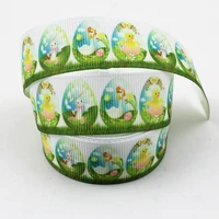 easter eggs printed grosgrain ribbon 7538252216 102550 yards wedding decorative ribbons diy craft webbing