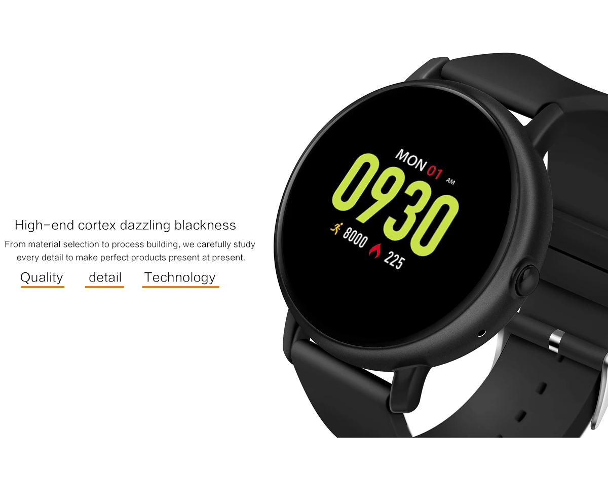Смарт-часы фитнес-трекер Мониторинг сна для женщин и мужчин Bluetooth Smartwatch IP67 водонепроницаемые часы Смарт-браслет наручные часы
