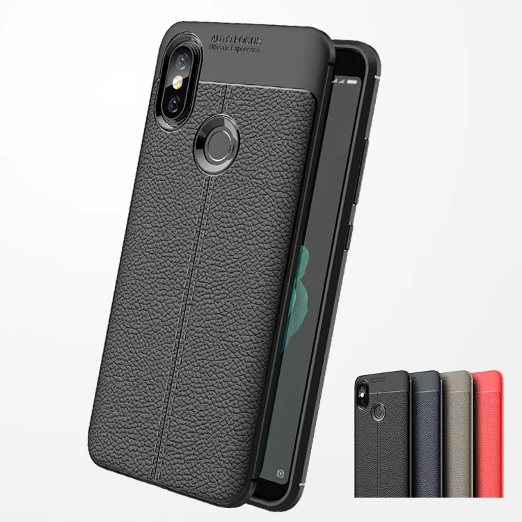 Shockproof Leather Soft TPU Case For Xaiomi Redmi S2 Silicone Phone Cover 6X Business Coque | Мобильные телефоны и