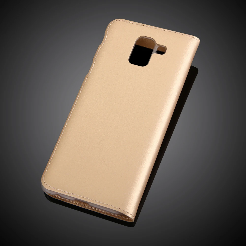 Hot Selling View Window PU Leather Case For Samsung Galaxy J6 2018 & J7 Flip cell phone Cases | Мобильные телефоны и