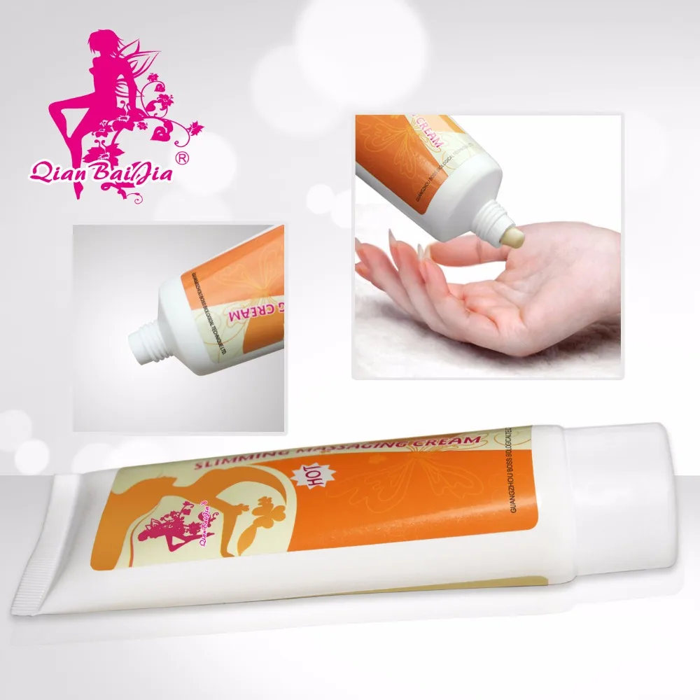 Натуральный Растительный антицеллюлитный крем QBEKA сжигающий жир для похудения