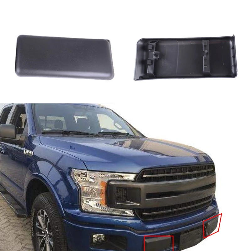 Для FORD F150 передние накладки бампера вставки колпачков колодки LH+ RH 09-14 черные хромовые автомобильные