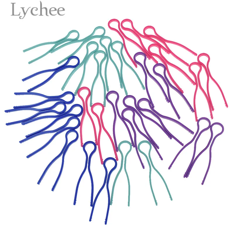 Lychee Life 30 шт. катушки для ниток Держатель Зажимы Пластиковые катушки зажим для ниток аксессуары для швейной машины
