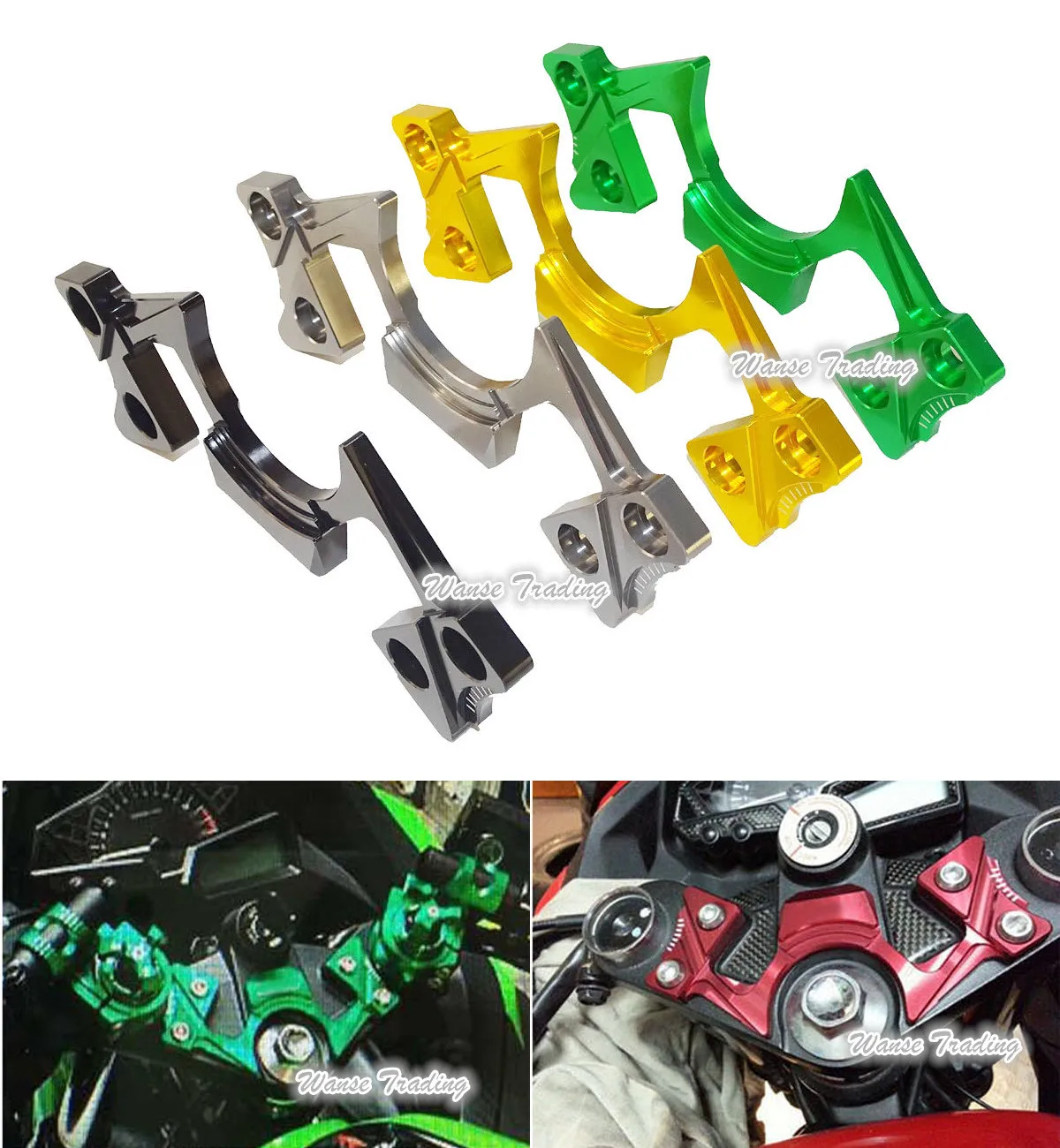 Продажа CNC алюминиевый защитный коврик тройной дерево верхний передний конец