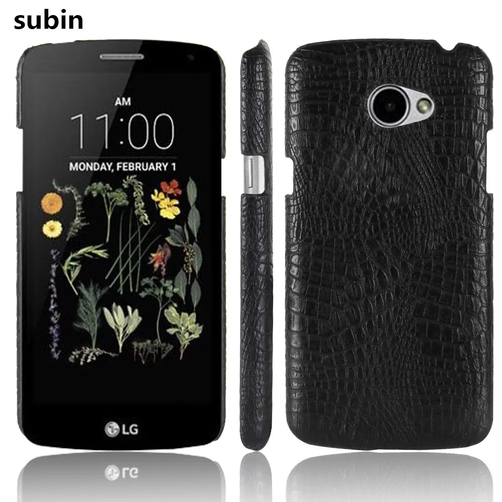subin New arrival For LG K5 Case Luxury Crocodile Skin Protective Cover X220 X220ds X220mb Phone Bag | Мобильные телефоны и