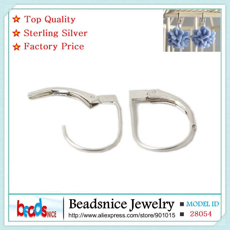 

Женские серебряные серьги Beadsnice ID28456 100% дюйма, оптом, дизайнерские детали