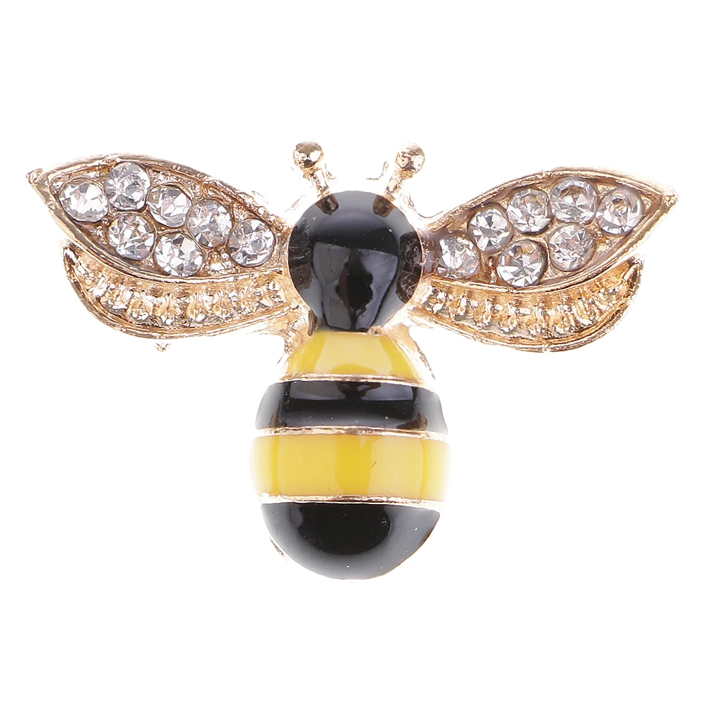 5 шт. пчелиная Форма сплав горный хрусталь Flatback кнопки ювелирных изделий делая
